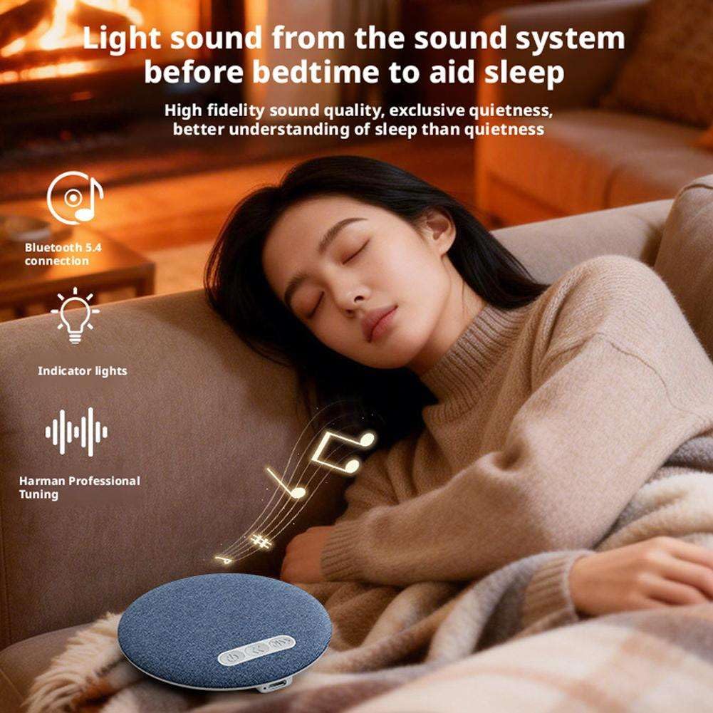 Sleeping Speaker Under Pillow, Portable Wireless Bluetooth Pillow Speaker, Ultra Thin Audio Device for Side Sleepers, Bedtime Music, White Noise, 30/60/90 Minute Timer, USB Rechargeable