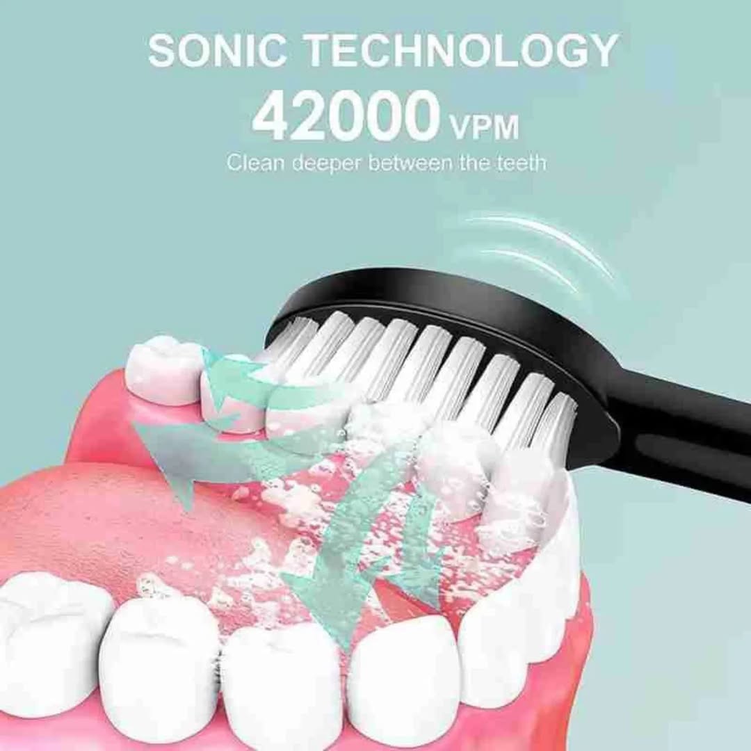 X3 Sonic Electric Toothbrush Rechargeable – Whitening, Deep Cleaning, Gum Care, USB Charging Electric Toothbrush for Adults