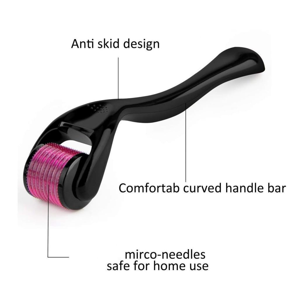 0.5mm Derma Roller with 540 Titanium Needles for Facial Skincare