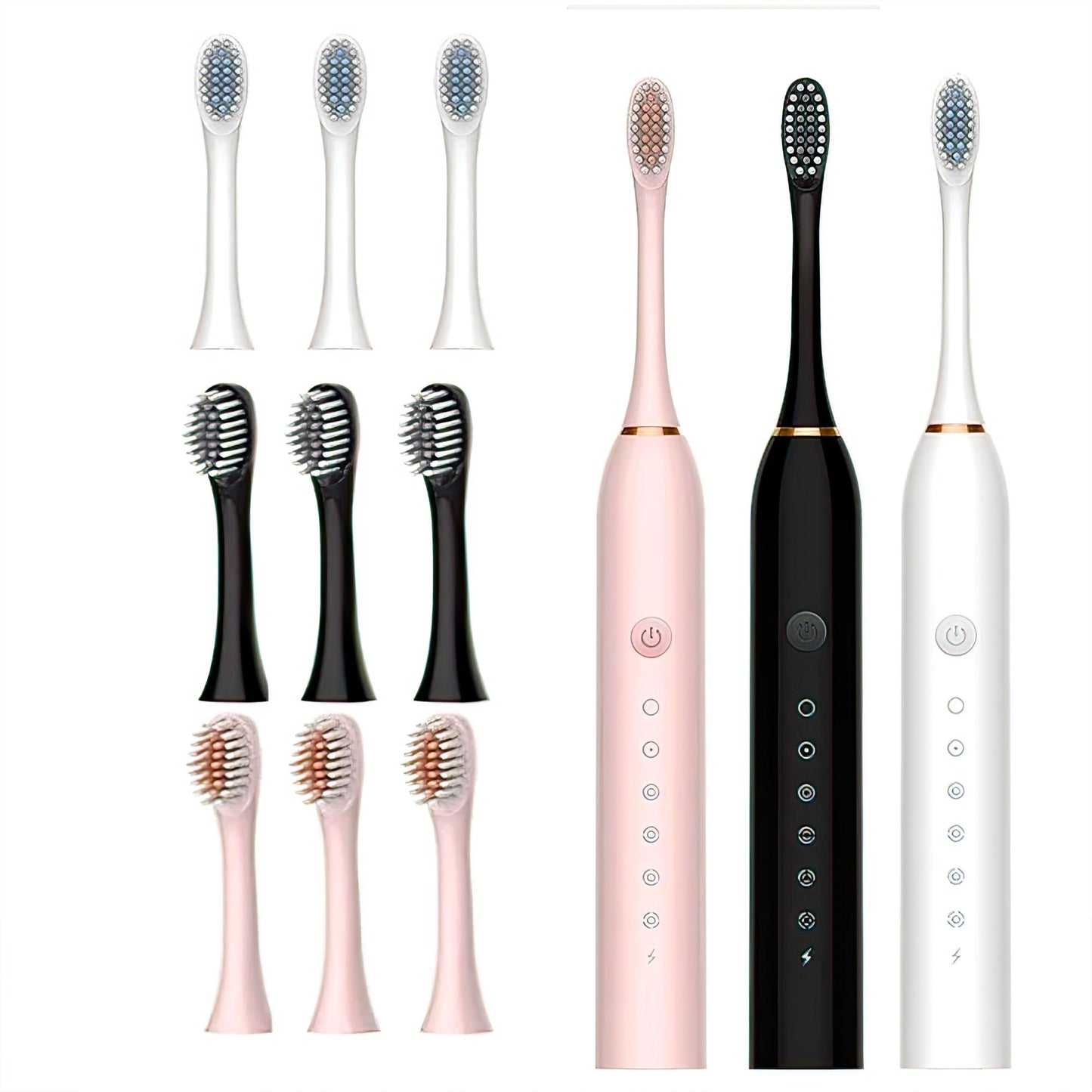 X3 Sonic Electric Toothbrush Rechargeable – Whitening, Deep Cleaning, Gum Care, USB Charging Electric Toothbrush for Adults