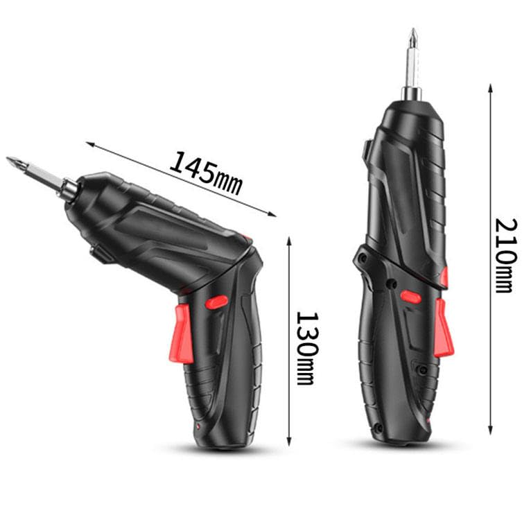 47-in-1 Cordless Electric Screwdriver Drill Kit – Rechargeable Mini Drill with LED Light