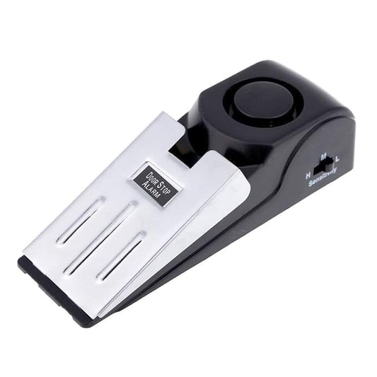 Door Stop Alarm 120dB – Portable Wedge Doorstop Security Alarm
