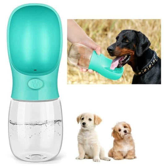 Large Capacity Portable Dog Water Bottle 350ml – Leak Proof Pet Water Dispenser for Walking, Hiking & Travel