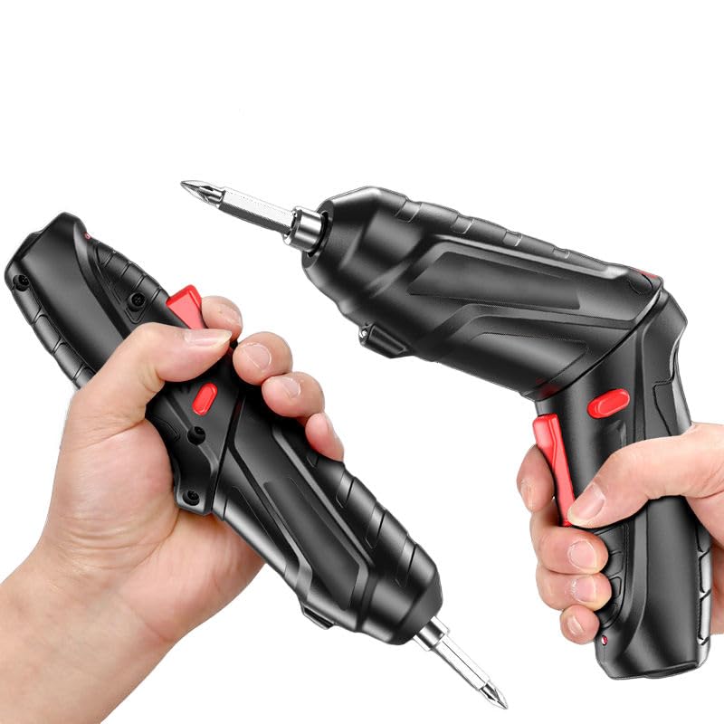 47-in-1 Cordless Electric Screwdriver Drill Kit – Rechargeable Mini Drill with LED Light
