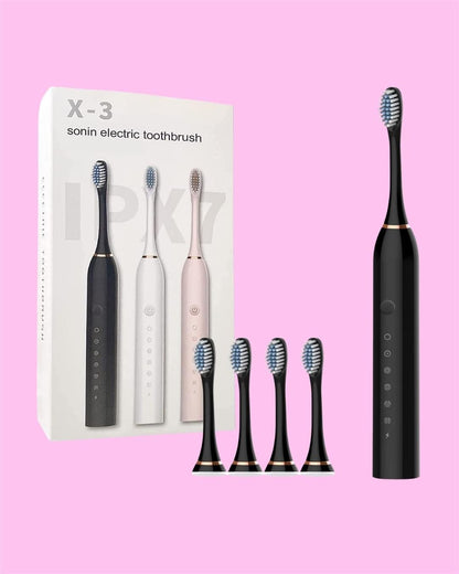 X3 Sonic Electric Toothbrush Rechargeable – Whitening, Deep Cleaning, Gum Care, USB Charging Electric Toothbrush for Adults