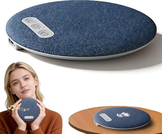 Sleeping Speaker Under Pillow, \Ultra-Thin Wireless Pillow Speaker with Timer, White Noise & USB Rechargeable