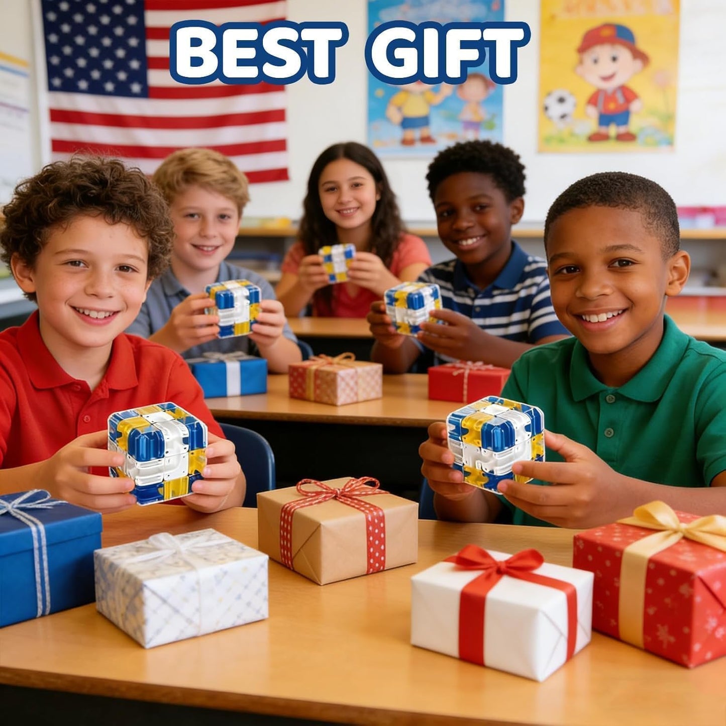 3D Rolling Ball Maze Cube Puzzle – Transparent Logic Brain Teaser
