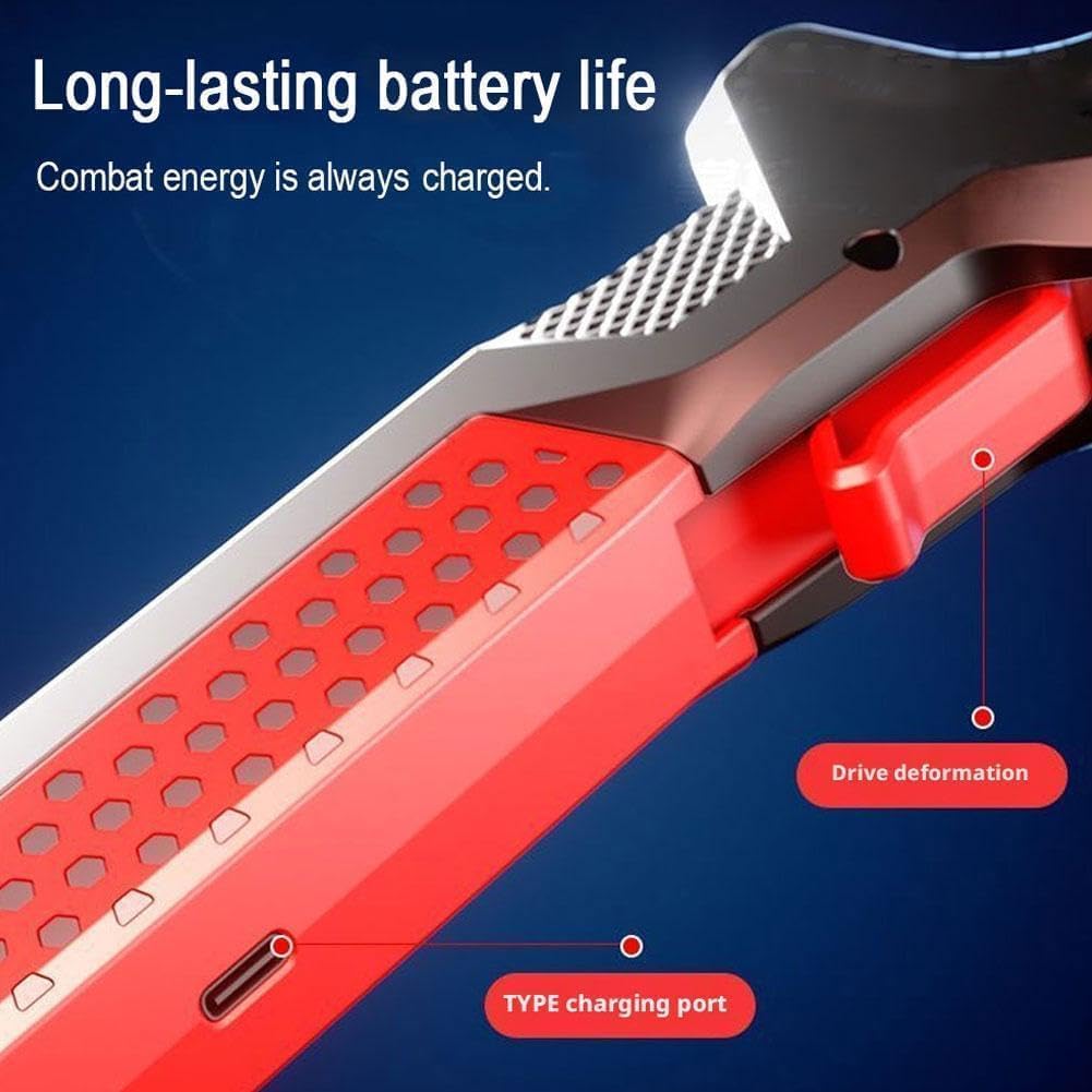2-in-1 LED Fog Axe & Sword Toy – RGB Light & Sound Effects