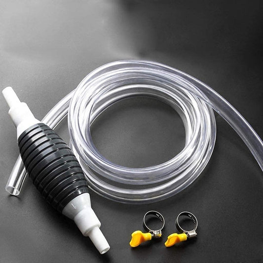 Multi Purpose Fuel Transfer Pump Kit Tank Sucker Newest Hand Pump Portable Manual Car Bike Fuel Transfer Pump Liquid Pipe Siphon Tool for Petrol Diesel, Water, Fish Tank, Oil Liquid Water Tank(Pack of 1Pcs)