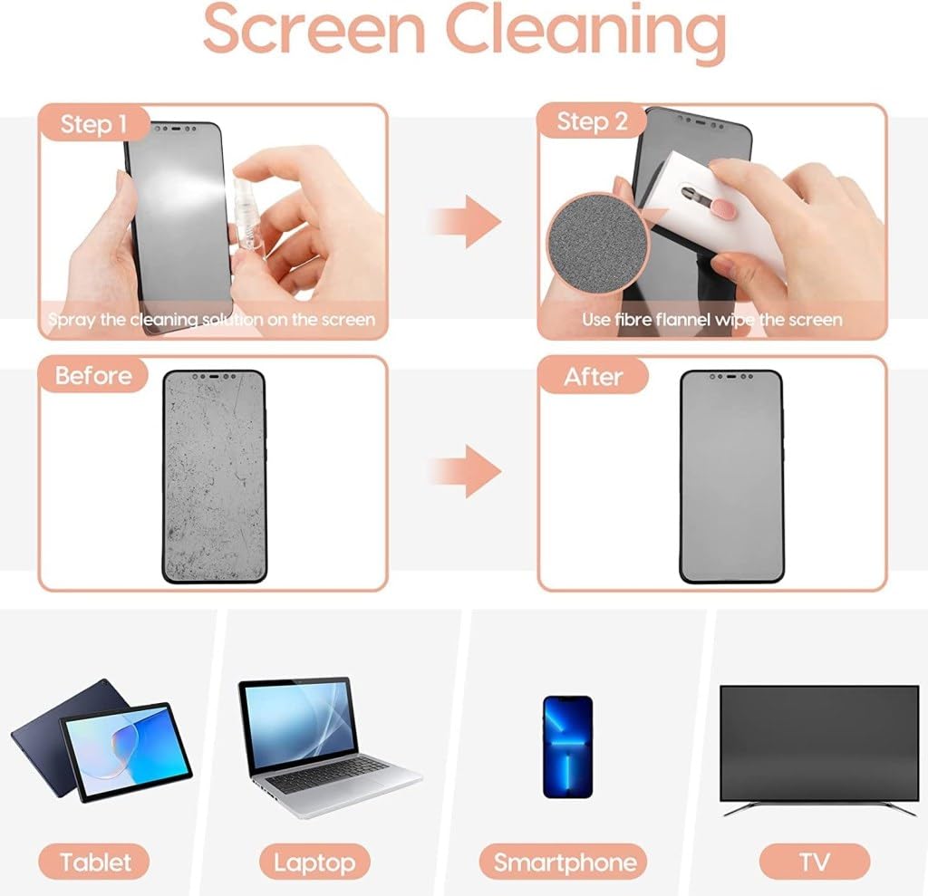 7-in-1 Keyboard Cleaning Kit – Multi-Function Electronics Cleaning Brush