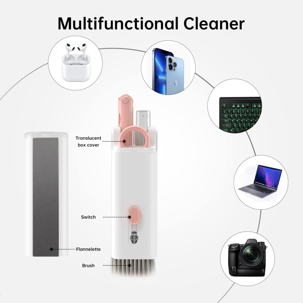 7-in-1 Keyboard Cleaning Kit – Multi-Function Electronics Cleaning Brush