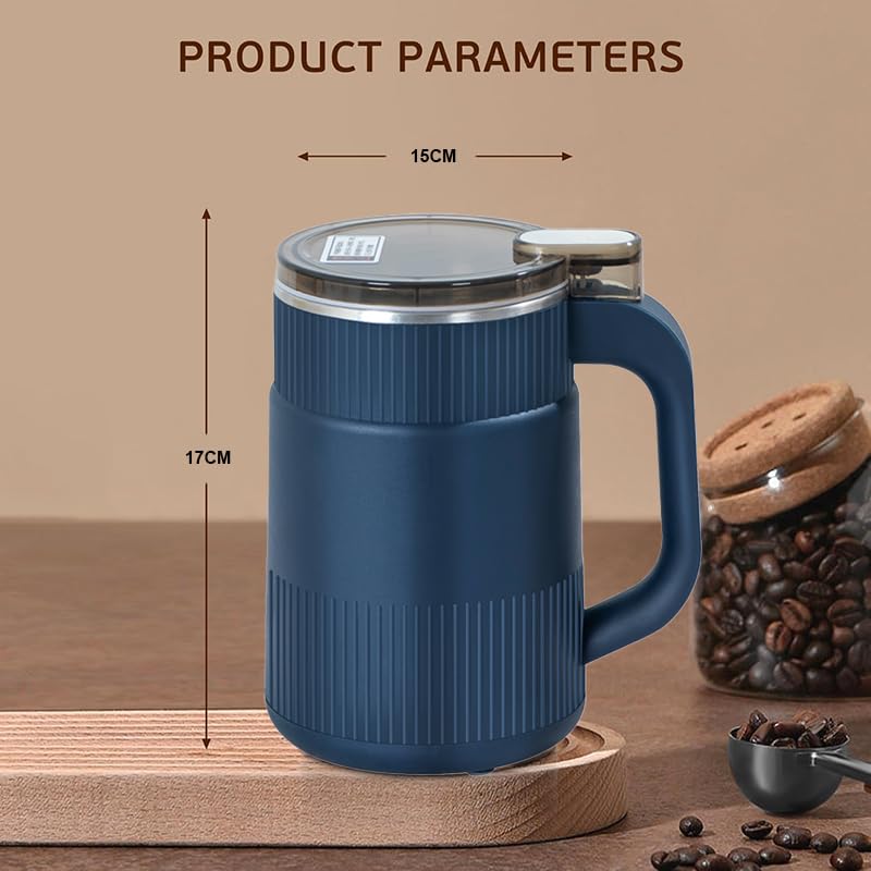 Electric Spice Grinder with Handle – Stainless Steel Blade Coffee & Masala Grinder