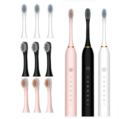 X3 Sonic Electric Toothbrush Rechargeable – Whitening, Deep Cleaning, Gum Care, USB Charging Electric Toothbrush for Adults
